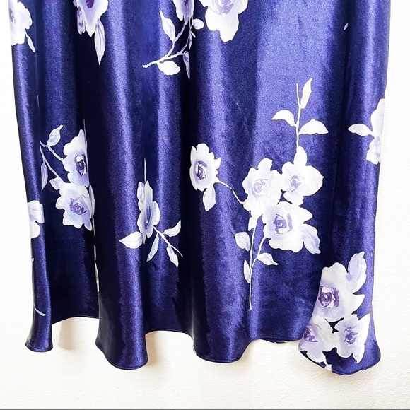 Vintage Halston Satin Peignoir Rose Maxi Sheer Feminine Dainty Dress - Picture 11 of 12